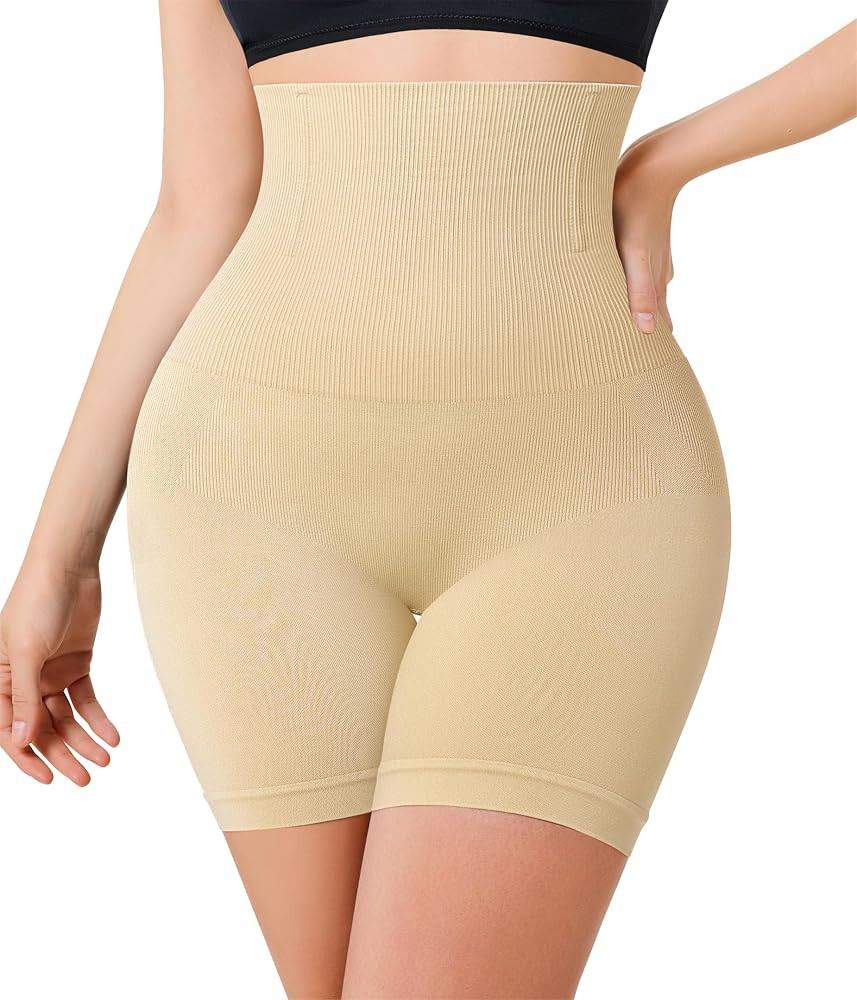 Nebility Tummy Control Shapewear Shorts High Waist Butt Lifting Panties Seamless Body Shaper Thig... | Amazon (US)