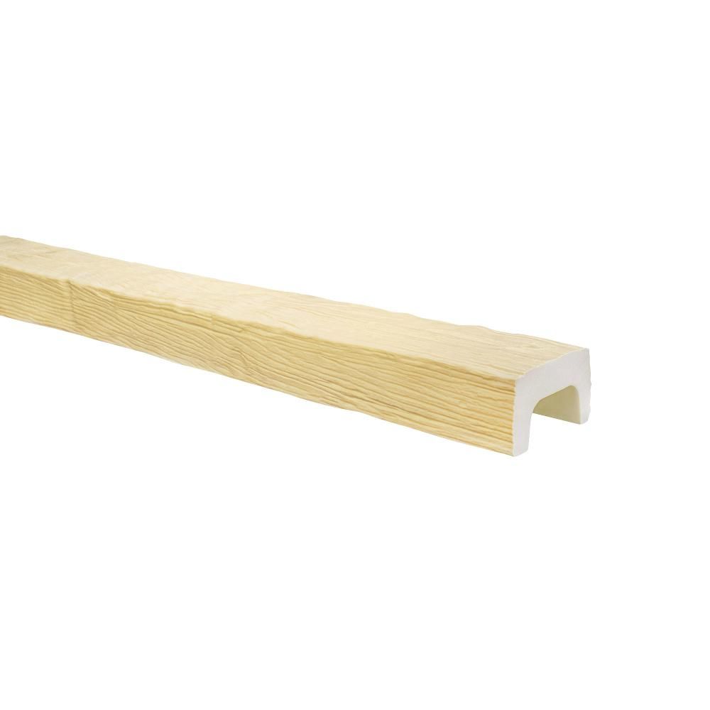 2-1/4  in. x 4-3/8 in. x 13 ft. Unfinished Modern Faux Wood Beam | The Home Depot