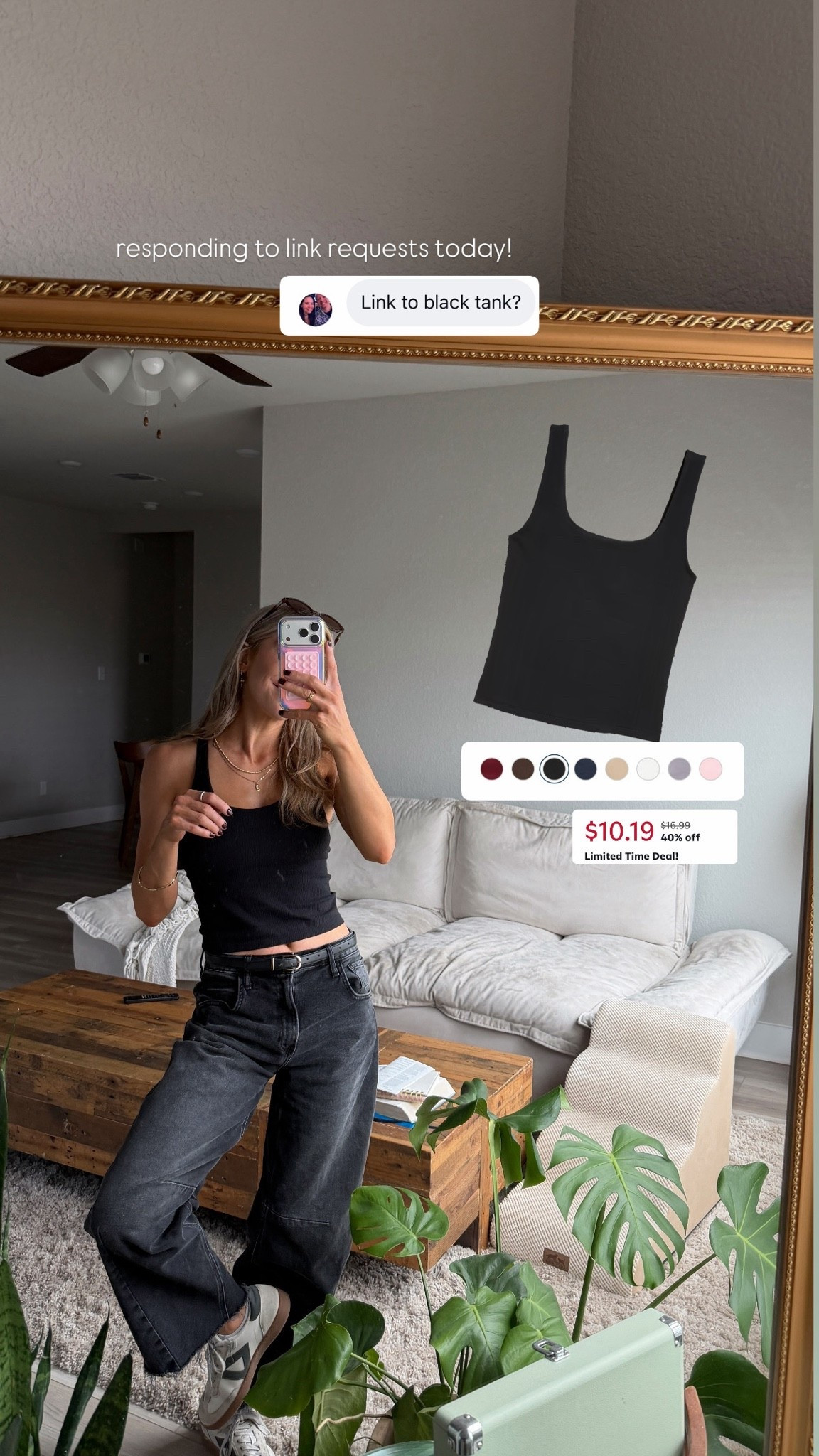 my fave tank top is double lined and on sale today! wearing my usual small!

#LTKdayinmylife #LTKgrwm #LTKootd