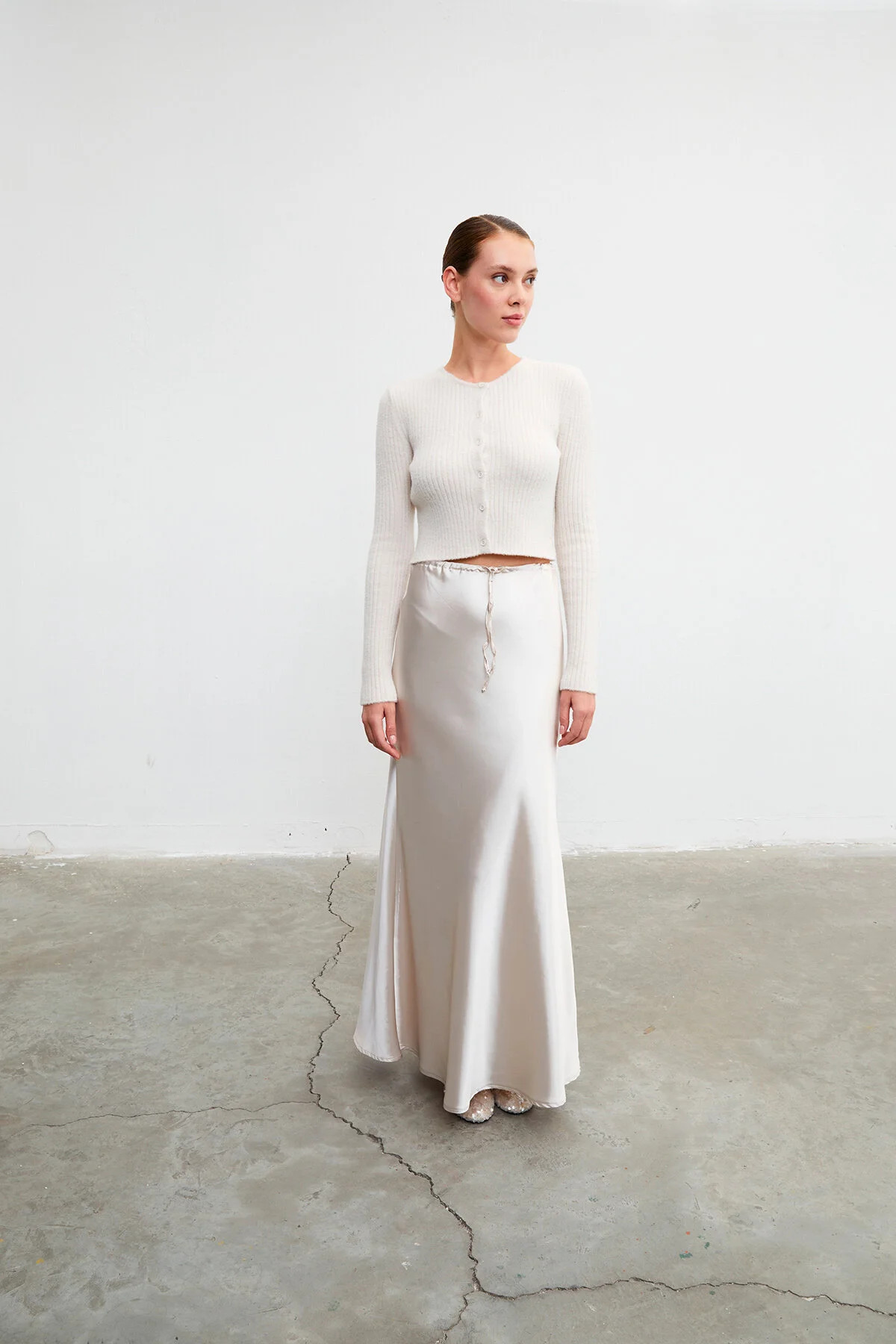 VATKALI Rock - Beige - Maxi | Trendyol DE