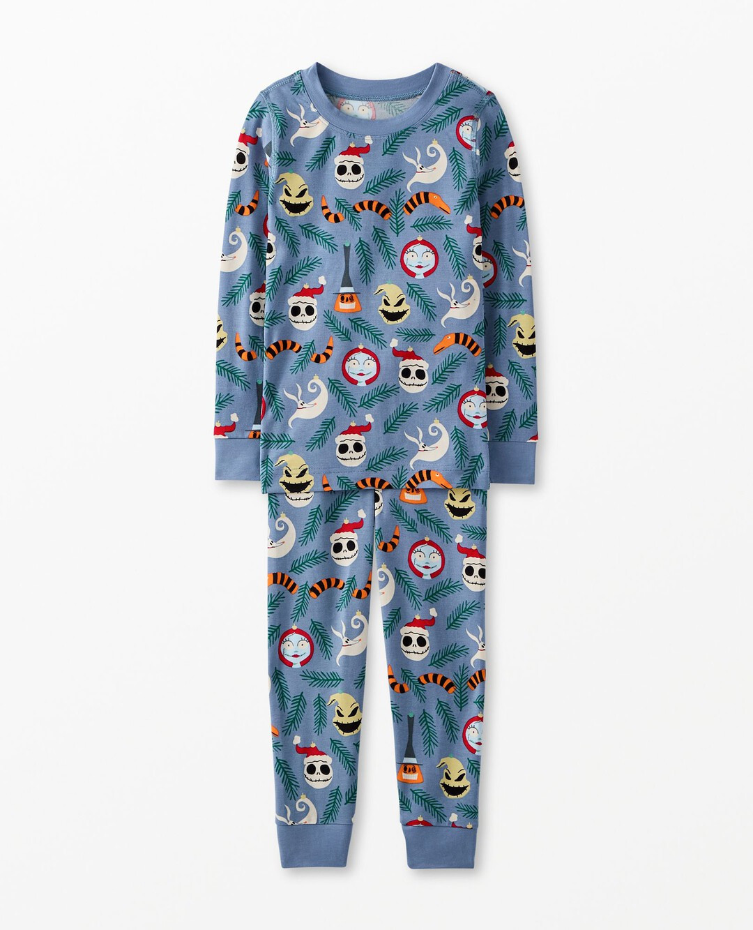 Kids Disney Tim Burton's The Nightmare Before Christmas Long John Pajama Set in HannaSoft™ | Hanna Andersson