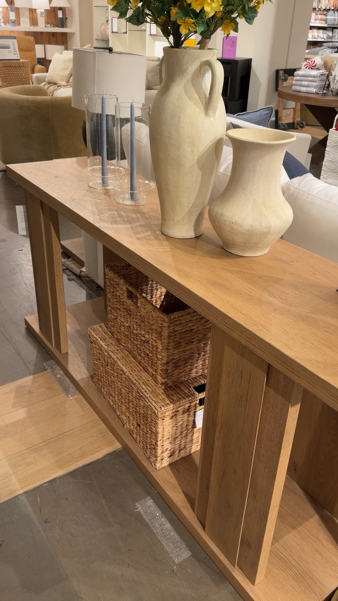 Sale alert! 🔔 The Aldon Console Table from Pottery Barn is such a beautiful piece for a modern farmhouse space. 🤎 The warm wood tones and clean, timeless silhouette make it so easy to style in an entryway, behind a sofa, or along a hallway with layered decor accents. 🌻 A versatile console table that adds warmth and character to any space. Linked it here! ✨ #PotteryBarn #ConsoleTable #ModernFarmhouse

#LTKHome #LTKSaleAlert