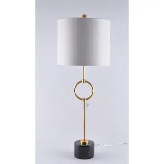 Davidson 33" Metal and Marble Table Lamp - Bed Bath & Beyond - 34846896 | Bed Bath & Beyond