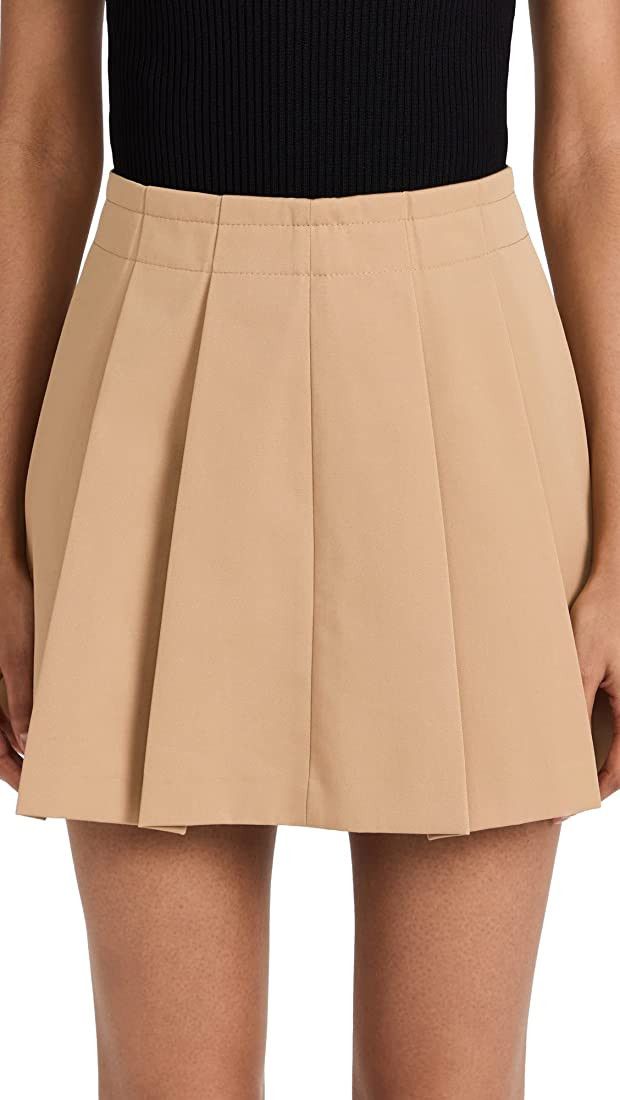 Rebecca Taylor Women's Military Cotton Mini Skirt | Amazon (US)