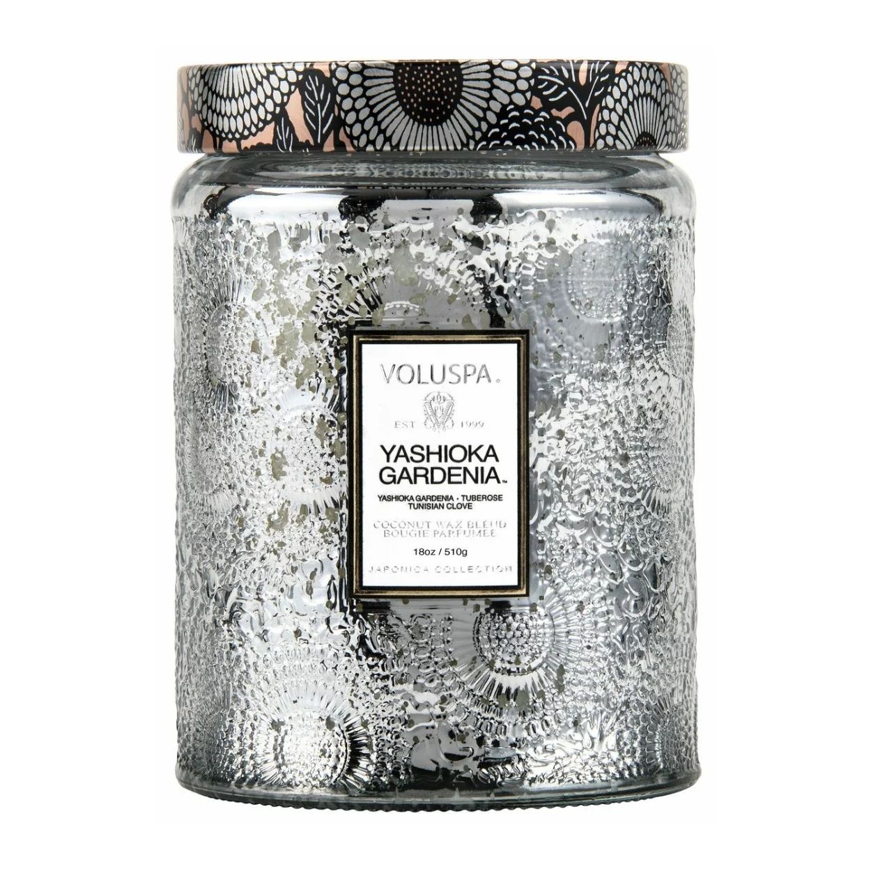 Voluspa Yashioka Gardenia Large Glass Candle 100 hour (18 oz / 510 g) | Walmart (US)
