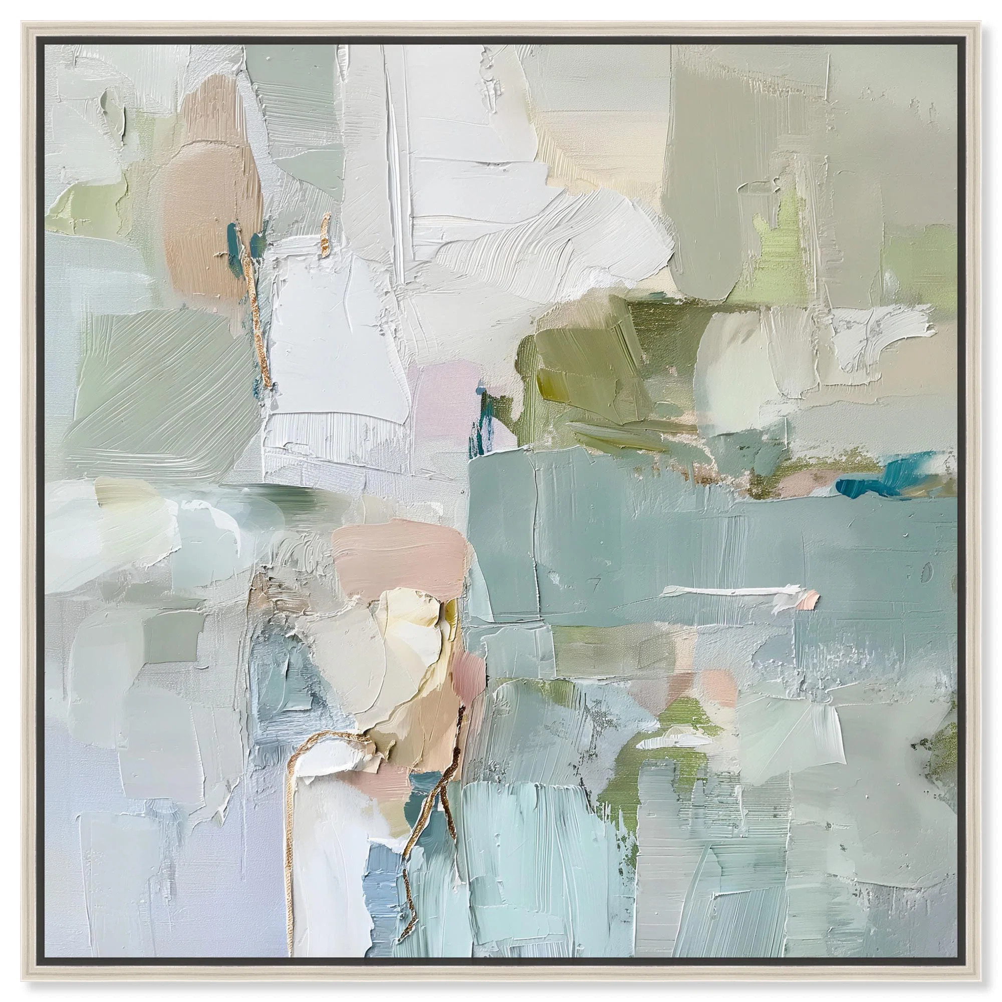Jade Sweep I Canvas Minimal Abstracts by Art Remedy | Wayfair North America