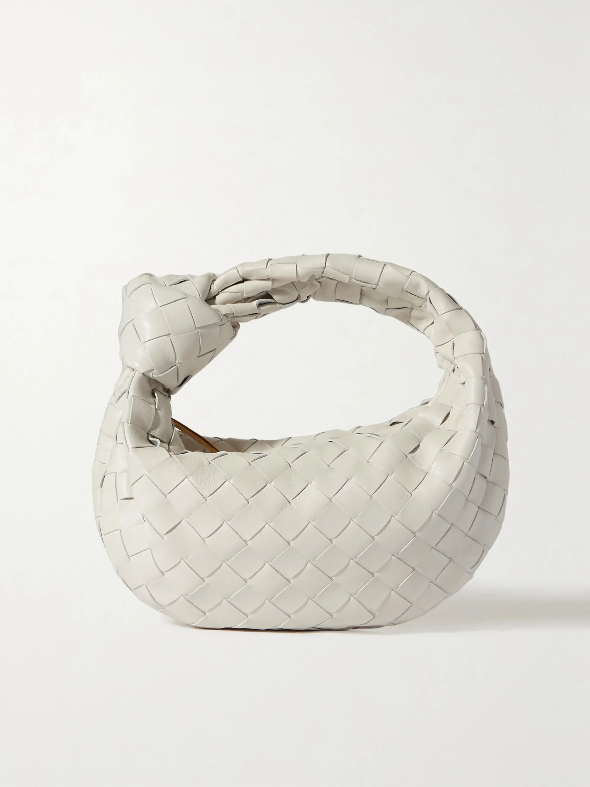 Jodie mini knotted intrecciato leather tote | NET-A-PORTER (US)