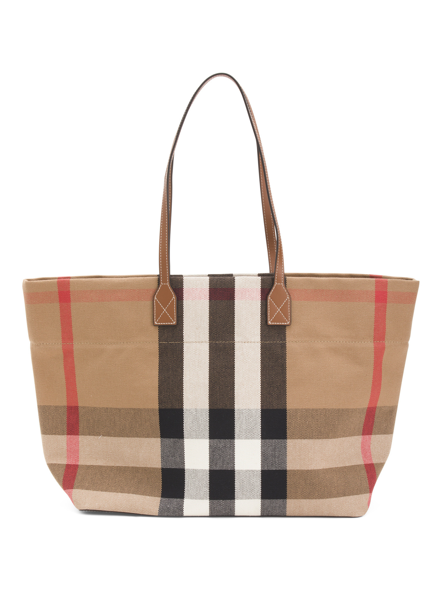 Canvas And Leather Medium London Tote | Marshalls