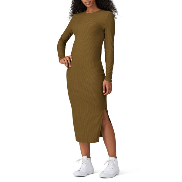 Universal Standard Olive Green Lexi Dress green | Rent the Runway
