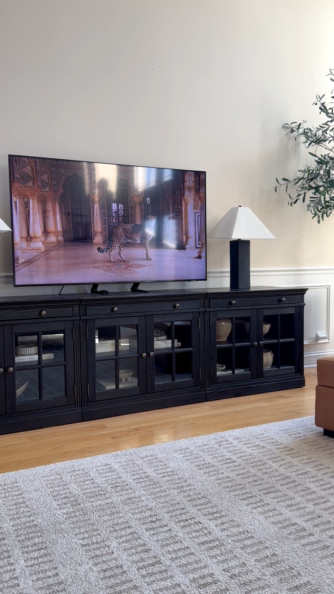 Our media console is on sale right now 🤍
It anchors the room beautifully, adds storage, and gives the space a more finished, elevated feel.

Linking the exact console (and styling pieces) here on LTK.

#LTKSaleAlert #LTKHome