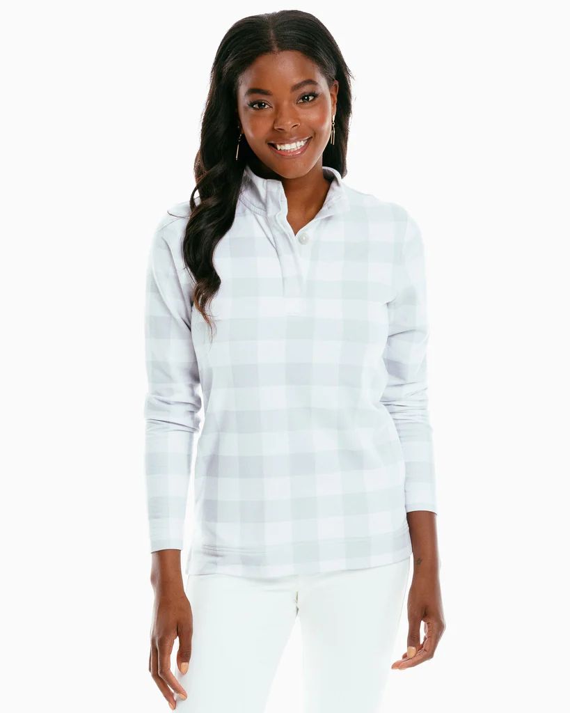Waylon Gingham Pullover | Southern Tide