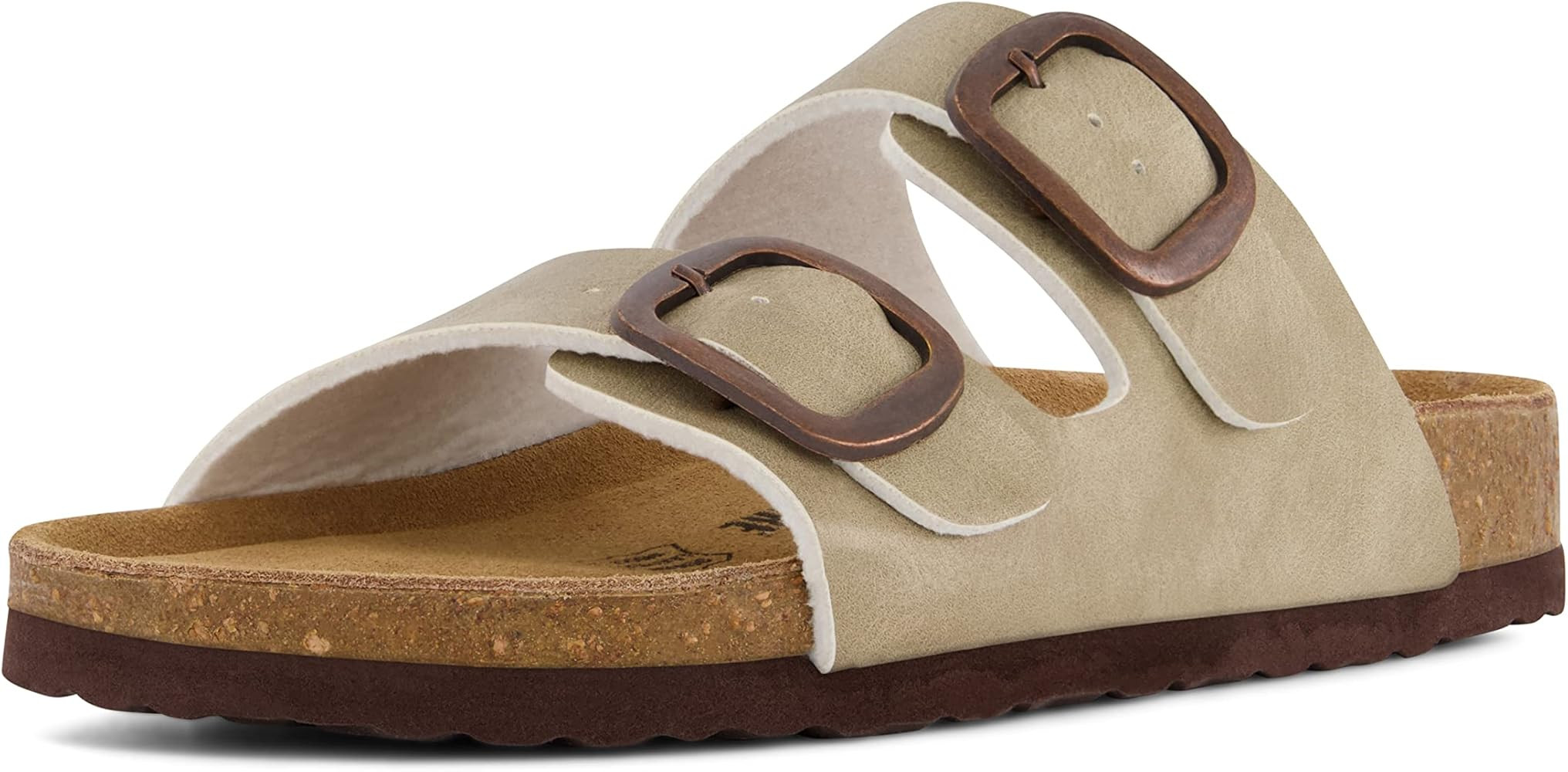 CUSHIONAIRE Women's Lang Cork footbed Sandal with +Comfort | Amazon (US)