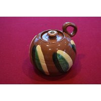 Dorothy Long - Vintage Handmade Ceramic Redware Sugar Bowl | Etsy (US)