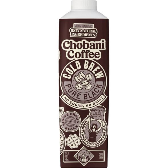 Chobani Black Cold Brew Coffee - 32 fl oz | Target