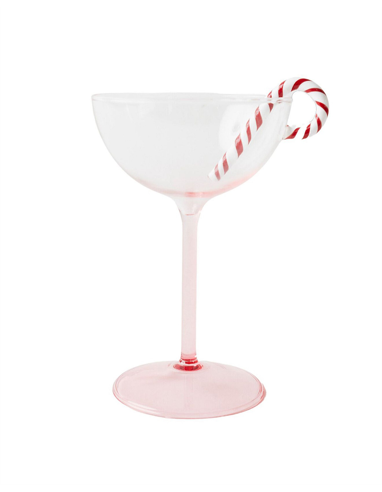 CANDY CANE COUPE GLASS 2P | David Jones (Australia & New Zealand)