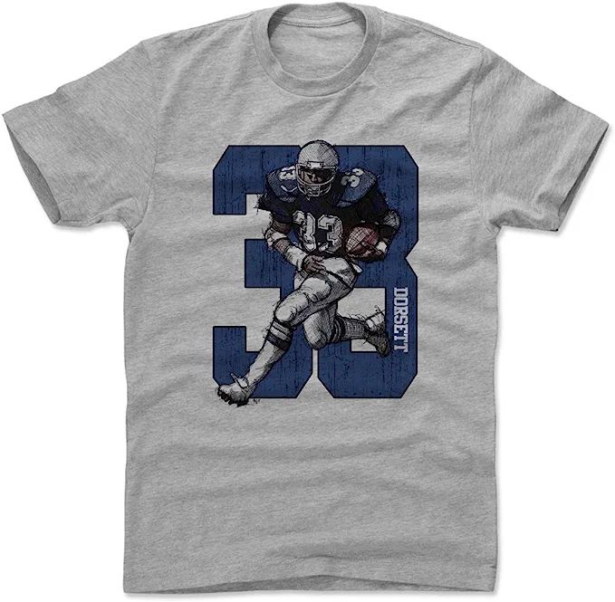 500 LEVEL Tony Dorsett Shirt - Vintage Dallas Football Men's Apparel - Tony Dorsett 33 | Amazon (US)