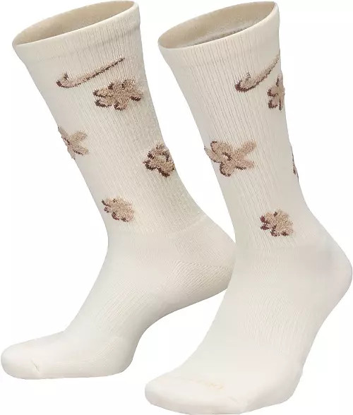 Nike Flower Power 2 Pack Crew Socks | Dick's Sporting Goods