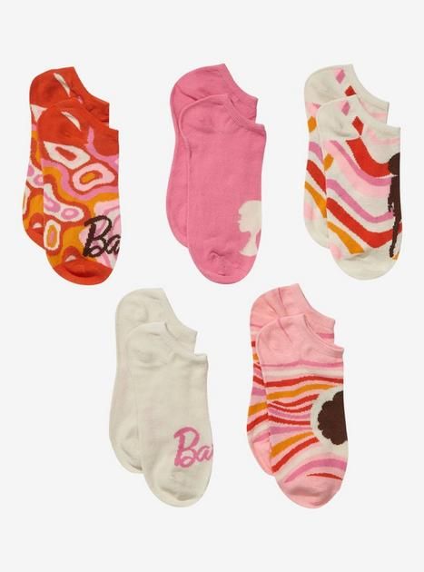 Barbie Retro Pattern Sock Set | BoxLunch