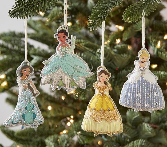 Disney Princess Ornaments | Pottery Barn (US)
