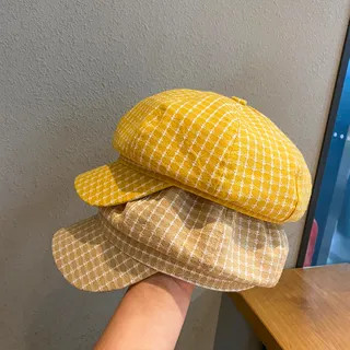 Plaid Beret Cap | YesStyle Global