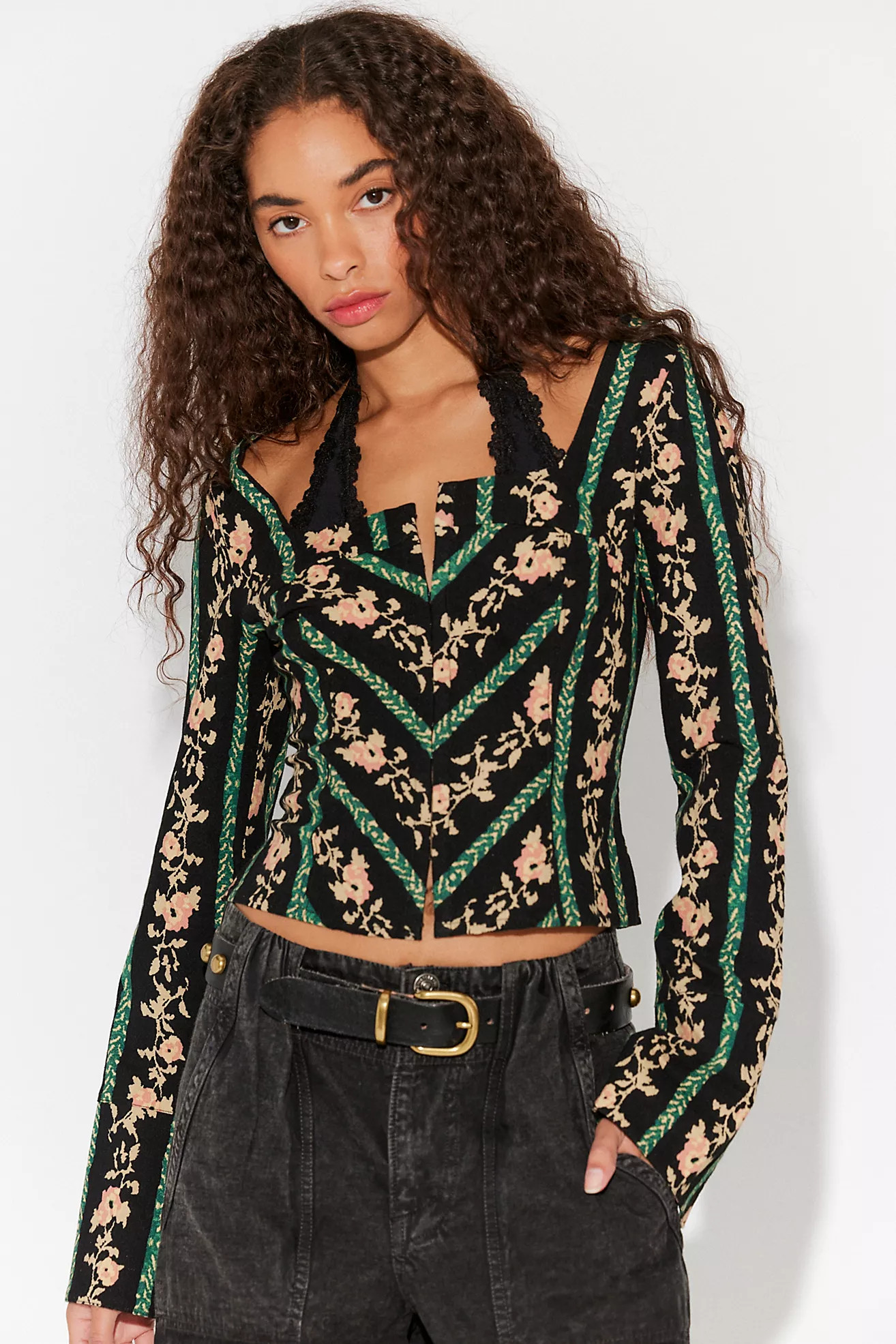 Asher Printed Top | Free People (UK)