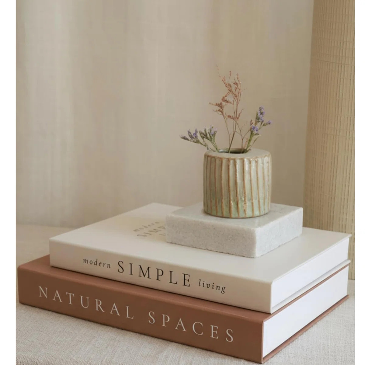 Beautiful Decorative Book Boxes Set of 2, Faux Books for Coffee Table & Bookshelf Decor, Aestheti... | Wayfair North America