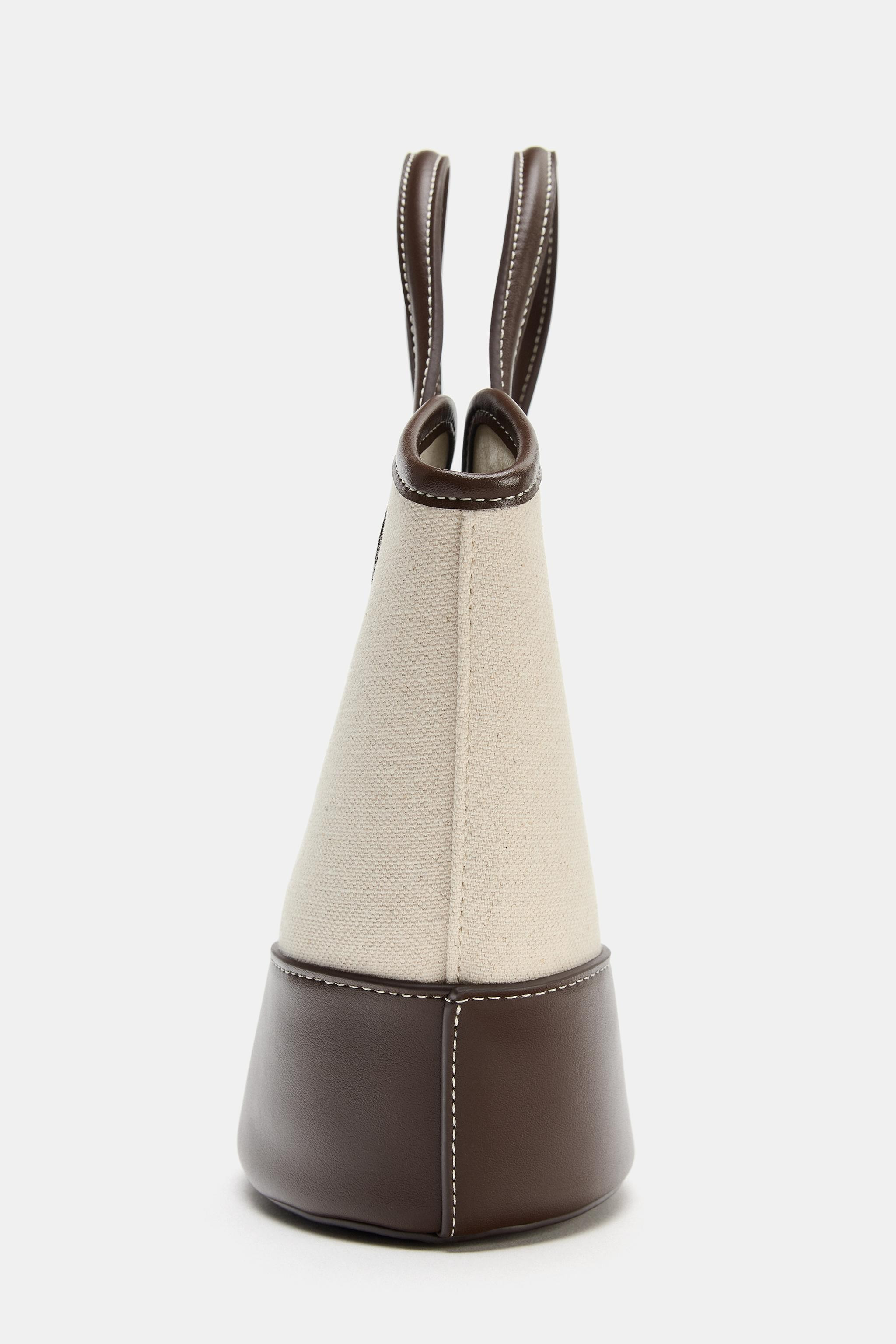 COMBINED CANVAS BAG | Zara UK