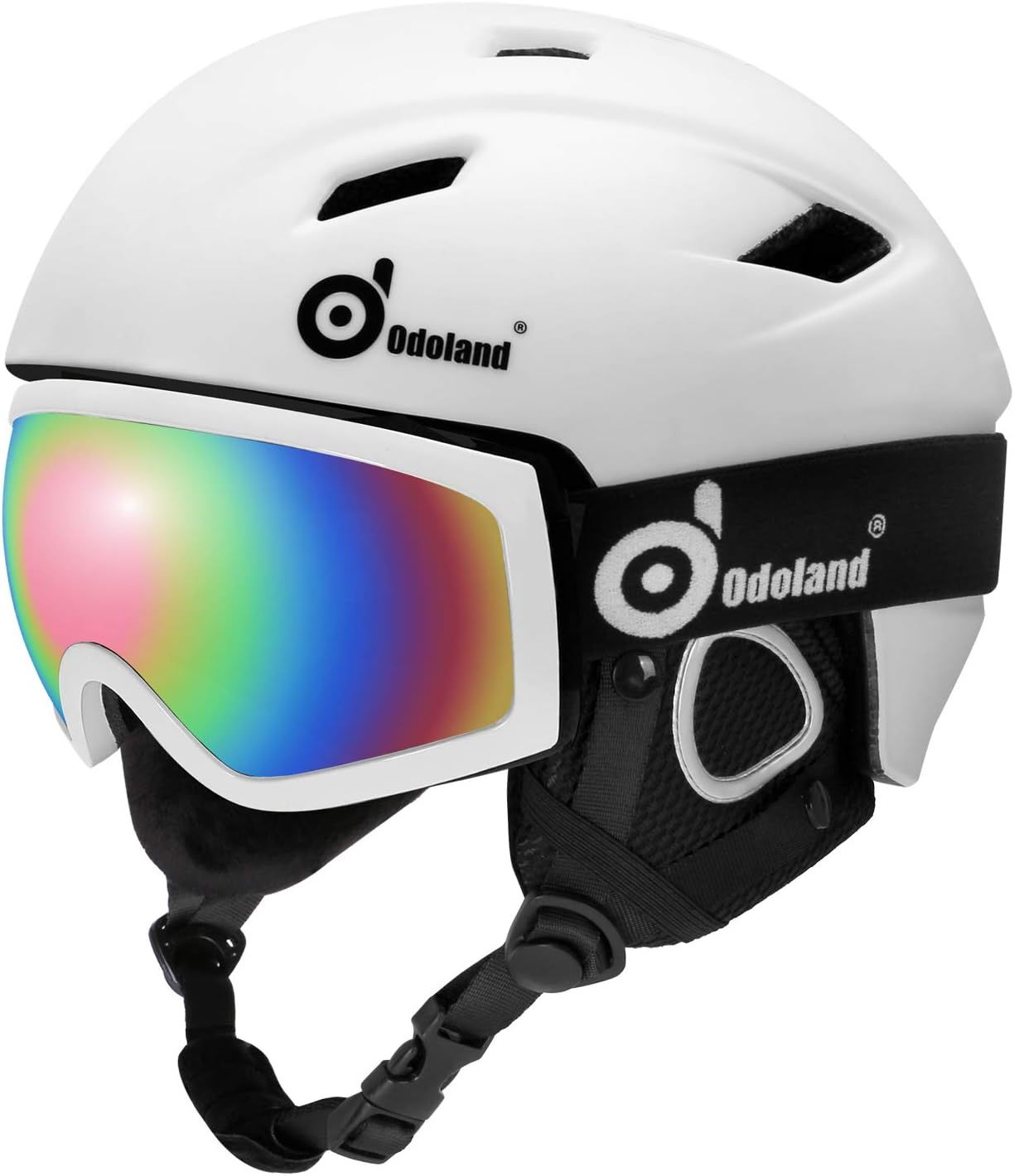 Odoland Snow Ski Helmet and Goggles Set, Sports Helmet and Protective Glasses - Shockproof/Windpr... | Amazon (US)