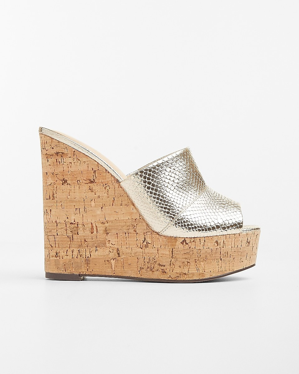 Gold Slide Wedge | Express