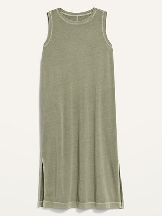 Vintage Specially Dyed Sleeveless Midi T-Shirt Shift Dress for Women | Old Navy (CA)