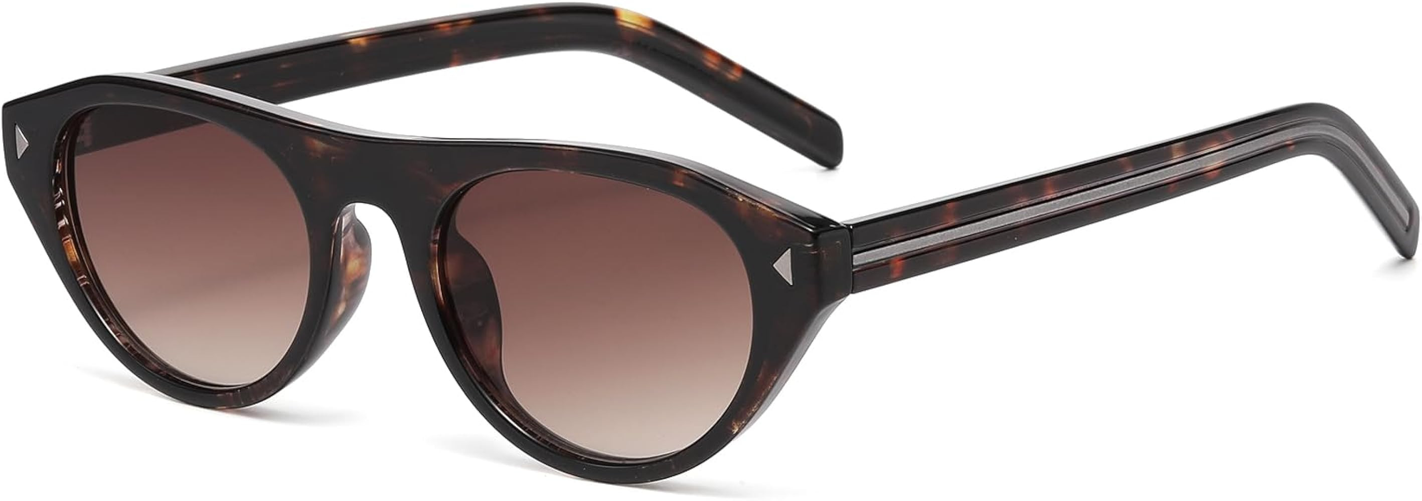 Retro Oval Sunglasses for Women Men 2026 Trendy Cat Eye Sun Glasses 70s Vintage Shades UV Protect... | Amazon (US)
