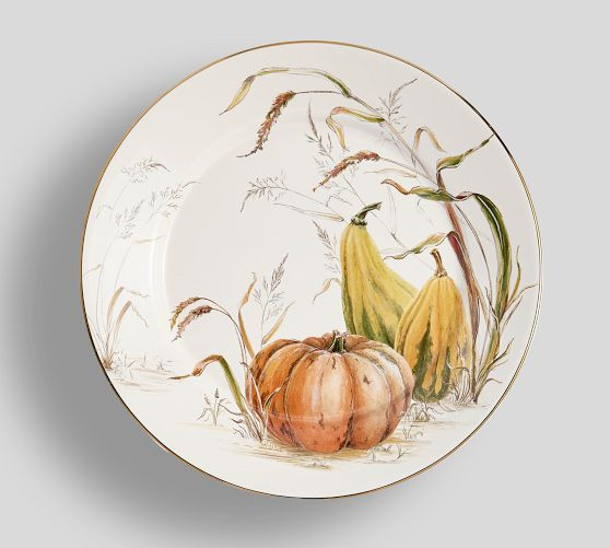 Bedford Harvest Gourd Stoneware Salad Plates - Set of 4 | Pottery Barn (US)