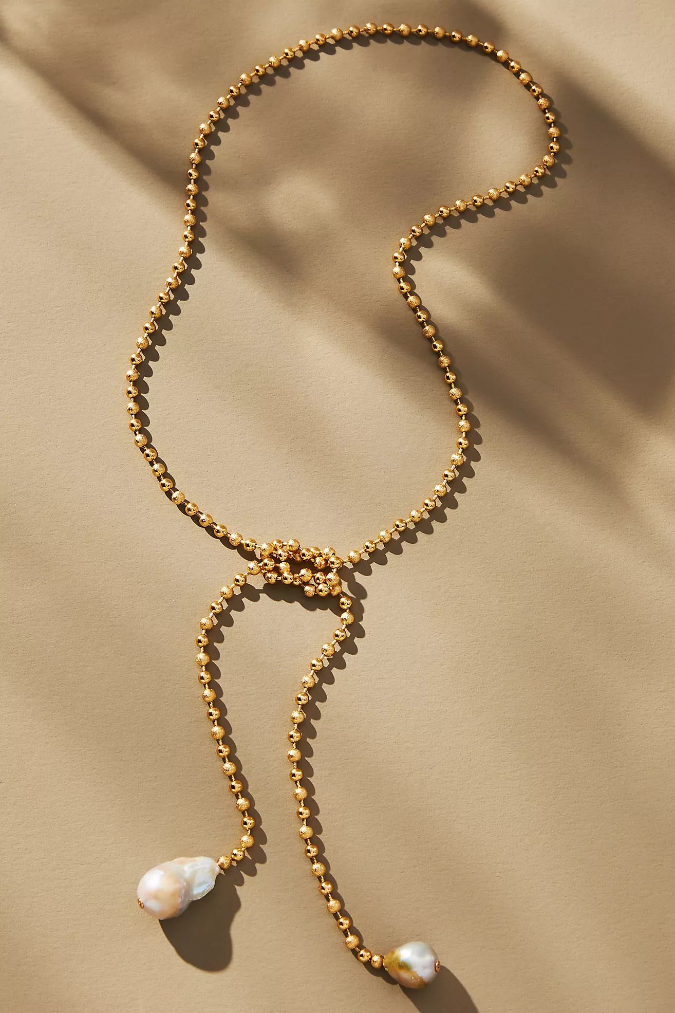 Pearl Chain Wrap Necklace | Anthropologie (US)