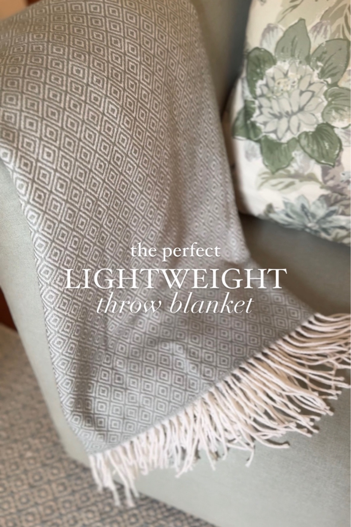 Own & love!! This diamond pattern throw blanket is perfect for spring and currently under $10!! 👏🏼😍 

#amazonhome

#LTKhome