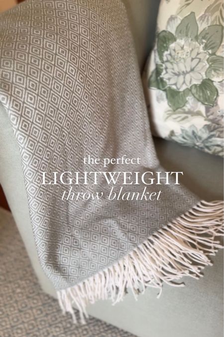 Own & love!! This diamond pattern throw blanket is perfect for spring and currently under $10!! 👏🏼😍 

#amazonhome

#LTKhome