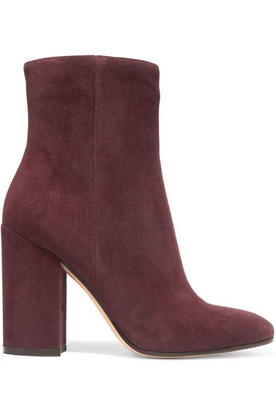 Suede ankle boots | NET-A-PORTER (US)