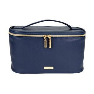 Conair Allegro Textured PVC Train Case, Navy | CVS Health