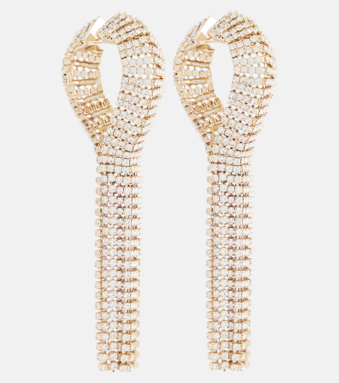 Embellished chainmail drop earrings | Mytheresa (US/CA)