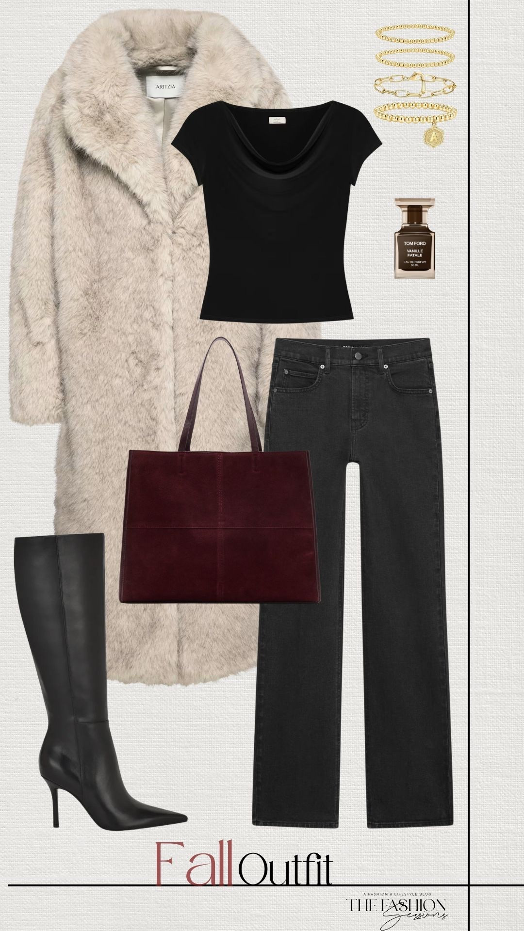 Fall Outfit | Faux Fur Coat | Black Top | Knee High Boots | 

#LTKShoeCrush #LTKStyleTip #LTKSeasonal