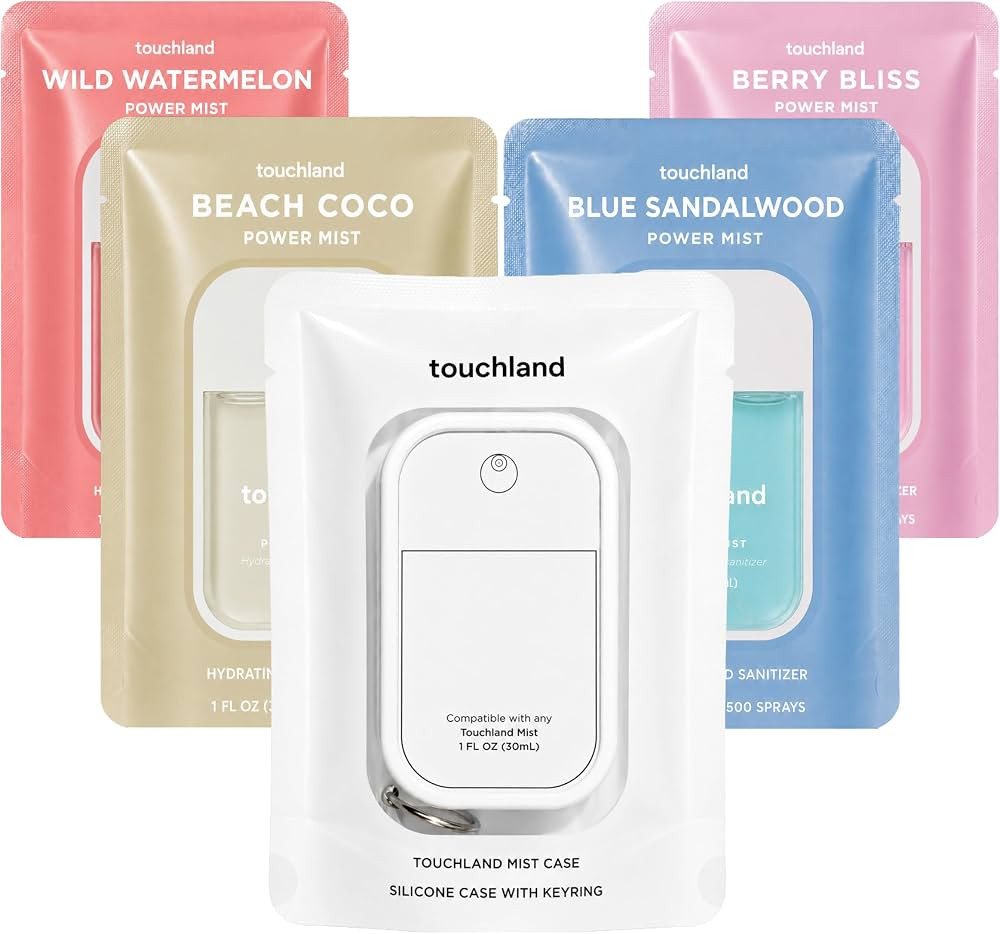 Touchland Dream 5 Hand Sanitizer Spray + Case Set, 1 FL OZ | Amazon (US)