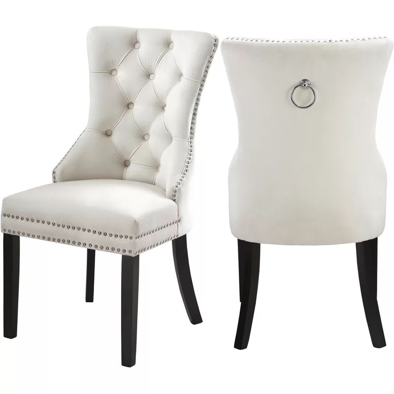 Stonefort Tufted Velvet Upholstered Dining Chair | Wayfair North America
