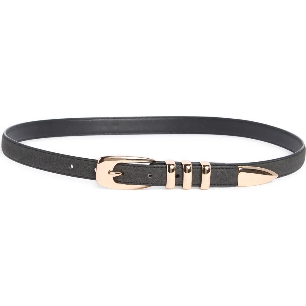 NORDSTROM RACK Triple Keeper Belt in Black at Nordstrom Rack, Size X-Large | Nordstrom Rack