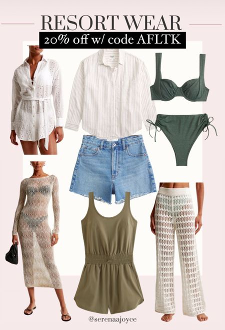 Beach style for your next vacation!! Nothing I love more than a cute outfit on the beach.

Beach outfit ideas,  cover up, coverup, vacation style, vacation outfit, Abercrombie style, Abercrombie, matching set, resort wear, resort wear, resort style, vacation outfits, pool outfit, beach vacation, neutral outfit, spring outfit idea, summer outfit idea 

#LTKmidsize #LTKSeasonal #LTKsalealert #LTKfindsunder100 #LTKtravel #LTKfindsunder50


#LTKSpringSale