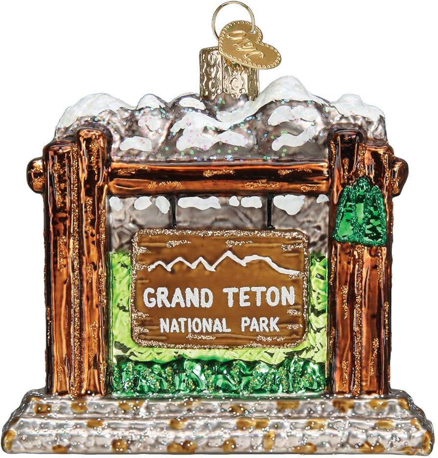 Old World Christmas Grand Teton National Park Glass Blown Ornaments for Christmas Tree | Amazon (US)