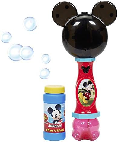 Little Kids Disney Mickey Mouse Light and Sound Musical Bubble Wand, Includes Bubble Solution, Mu... | Amazon (US)