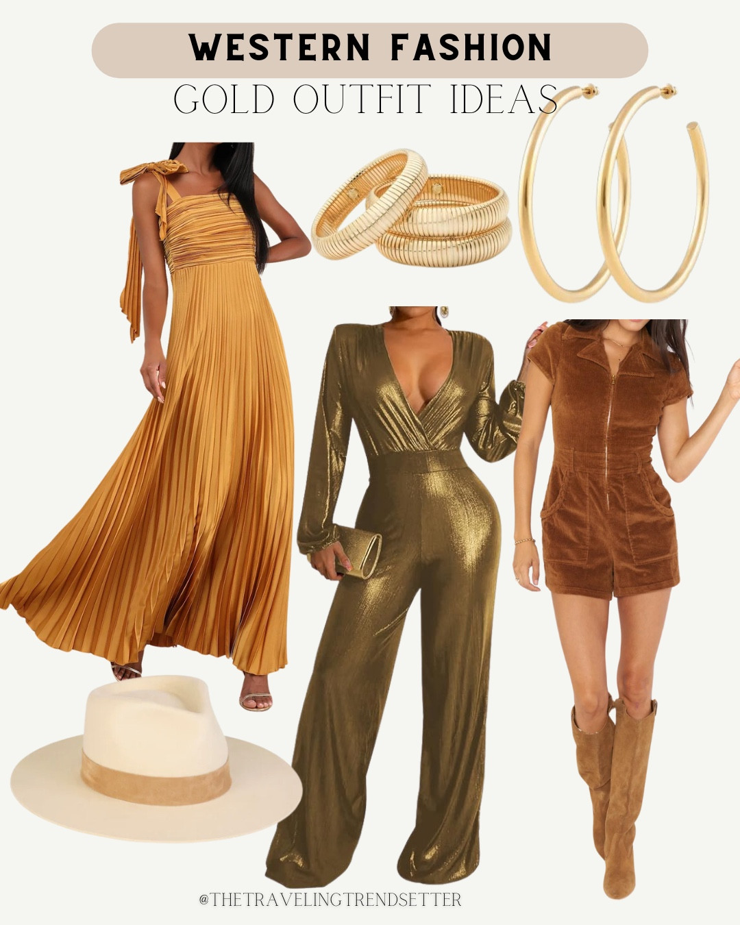 Gold night outfit ideas for NFR 

#LTKSeasonal #LTKFindsUnder100 #LTKHoliday