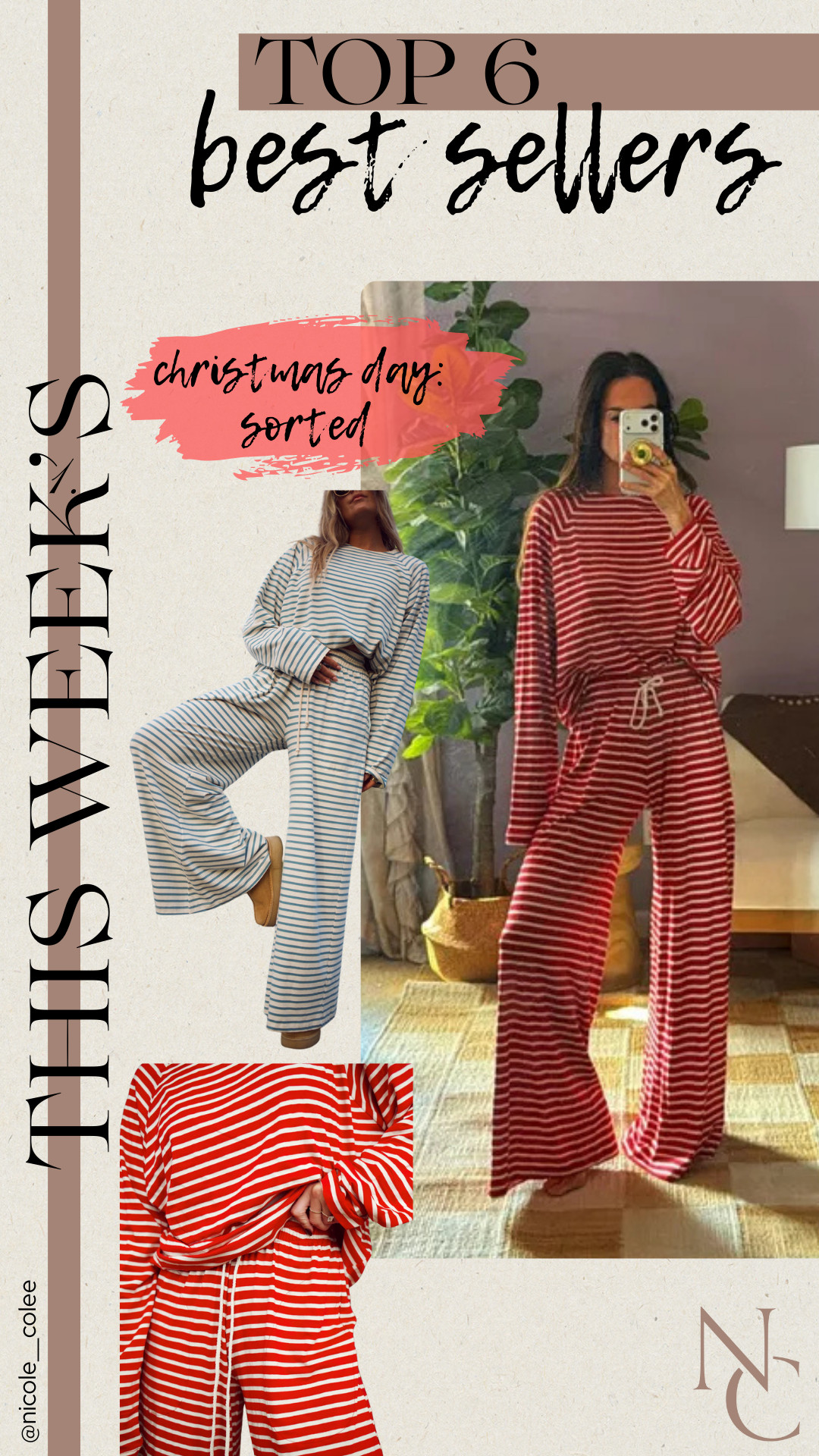 What you loved most this week! 

how do you wear that, pajamas, loungewear, holiday loungewear, striped set, nicole colee 

 #LTKGiftGuide #LTKHoliday #LTKSeasonal