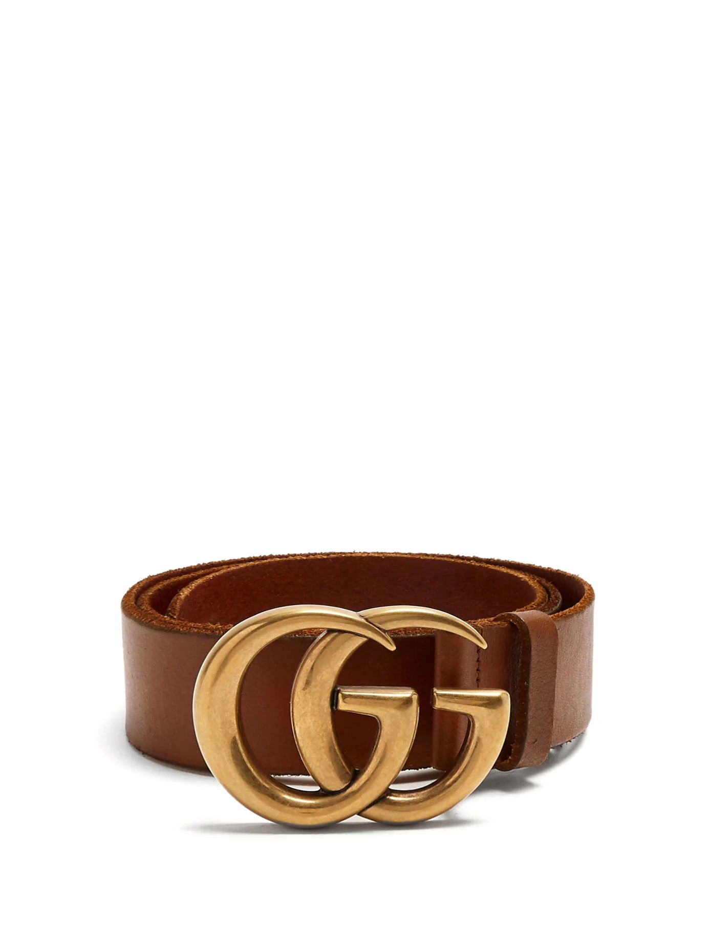 GG-logo 4cm leather belt | Matches (UK)