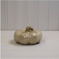 KDMD Beige Subtle Mottle Ceramic Pumpkin Decoration | Debenhams UK