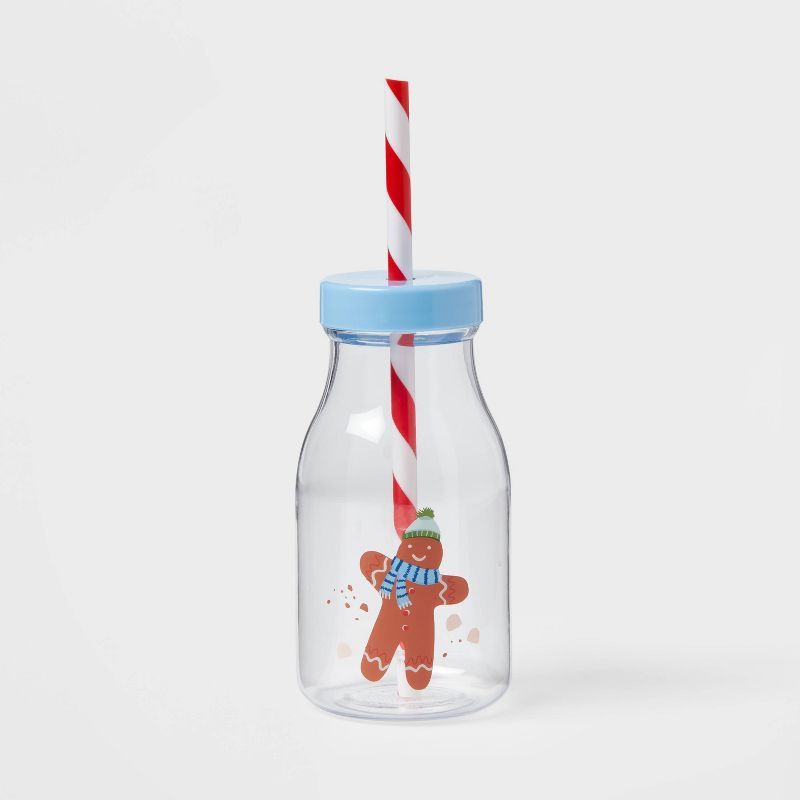 12oz Plastic Milk Jug with Straw - Wondershop™ | Target